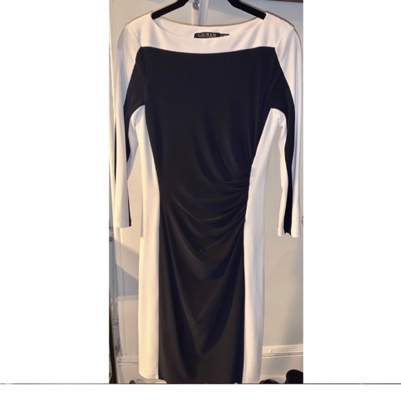 MOVING SALE!!! Black Quarter Sleeve Dress - Size 6 - Picture 4 of 5